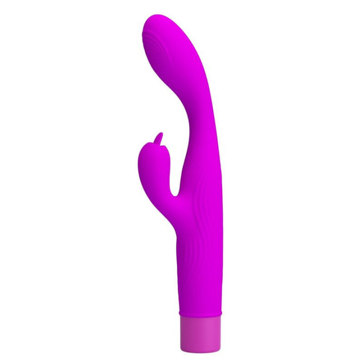 PRETTY LOVE - VIBRADOR JENE COM DUPLA ESTIMULAÇÃO DO PONTO G E DO CLITÓRIS - ROXO