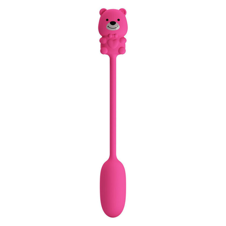 PRETTY LOVE - VIBRADOR BULLET RECARREGÁVEL OLSON COM CONTROLE REMOTO COM FIO ROSA