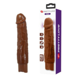 PRETTY LOVE - VIBRADOR REALISTA DUKE 23,5 CM Ø 4,8 CM MARROM