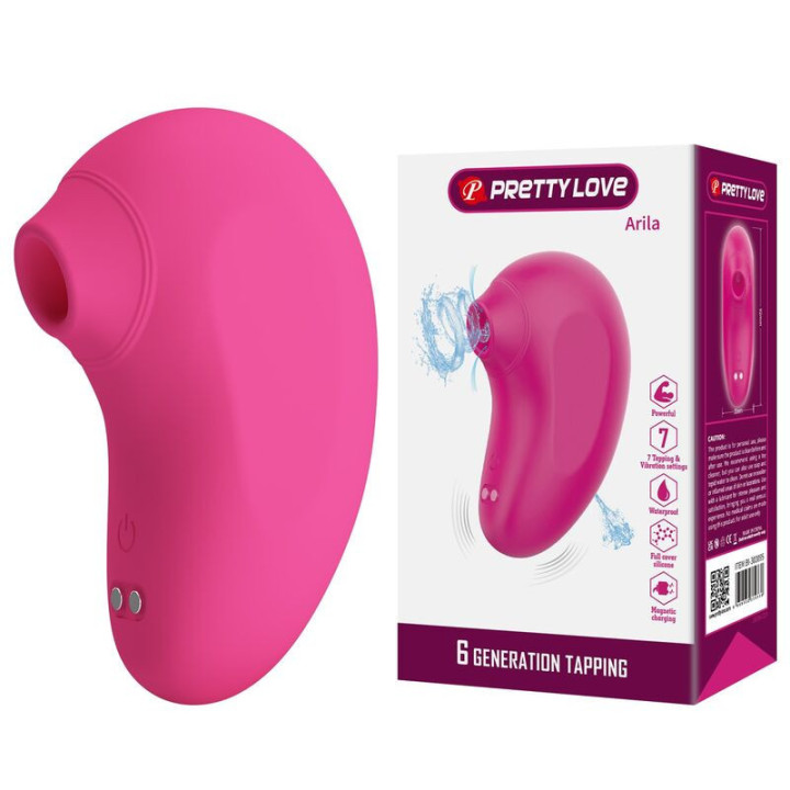 PRETTY LOVE - ARILA Estimulador Clitoriano Recarregável com Sucção e Vibração Rosa