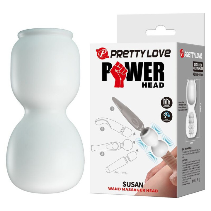 PRETTY LOVE - ACESSÓRIO MASSAGEADOR DE CABEÇA SUSAN POWER Ø 6.5 CM