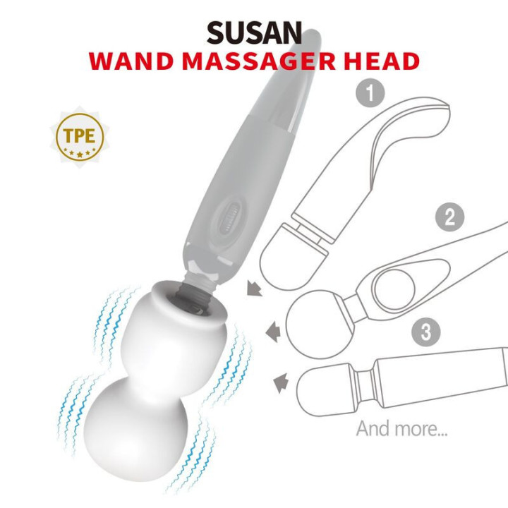 PRETTY LOVE - ACESSÓRIO MASSAGEADOR DE CABEÇA SUSAN POWER Ø 6.5 CM