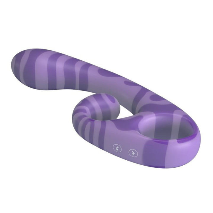 PRETTY LOVE - SUMMER VIBRADOR DE DUAS PONTAS COM ALÇA 19 CM Ø 3.5 CM ROXO