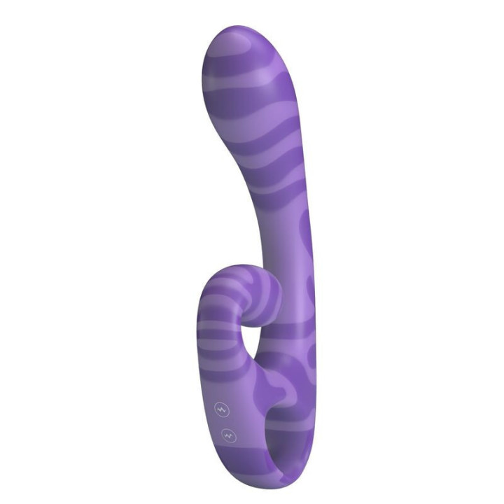 PRETTY LOVE - SUMMER VIBRADOR DE DUAS PONTAS COM ALÇA 19 CM Ø 3.5 CM ROXO