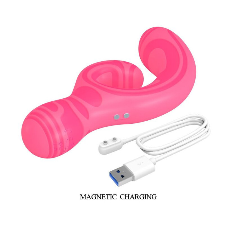PRETTY LOVE - VERITY MASSAGEADOR DE DUAS PONTAS RECARREGÁVEL POR USB