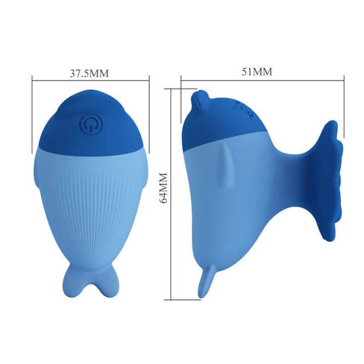 PRETTY LOVE - VIBRADOR MINI DOLPHIN RECARREGÁVEL POR USB