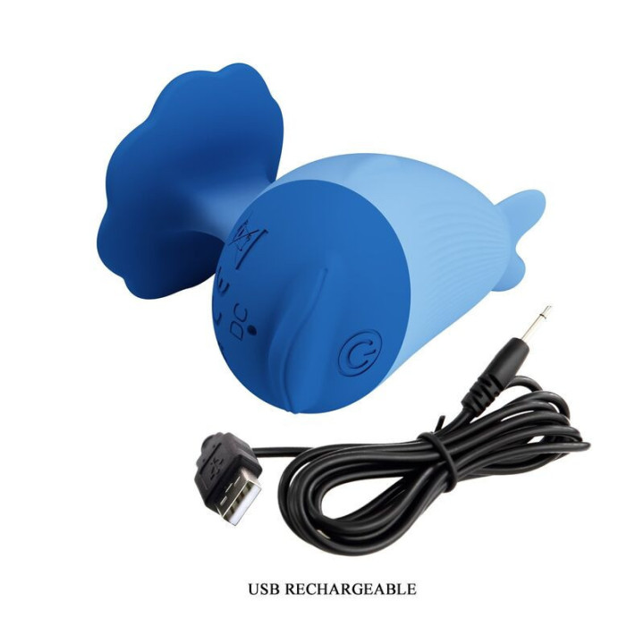 PRETTY LOVE - VIBRADOR MINI DOLPHIN RECARREGÁVEL POR USB