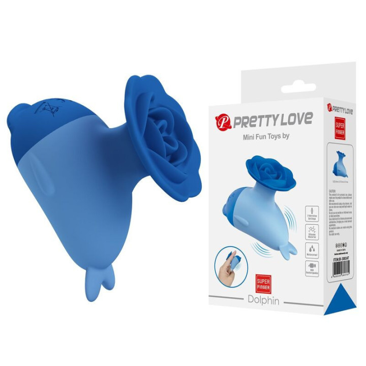 PRETTY LOVE - VIBRADOR MINI DOLPHIN RECARREGÁVEL POR USB