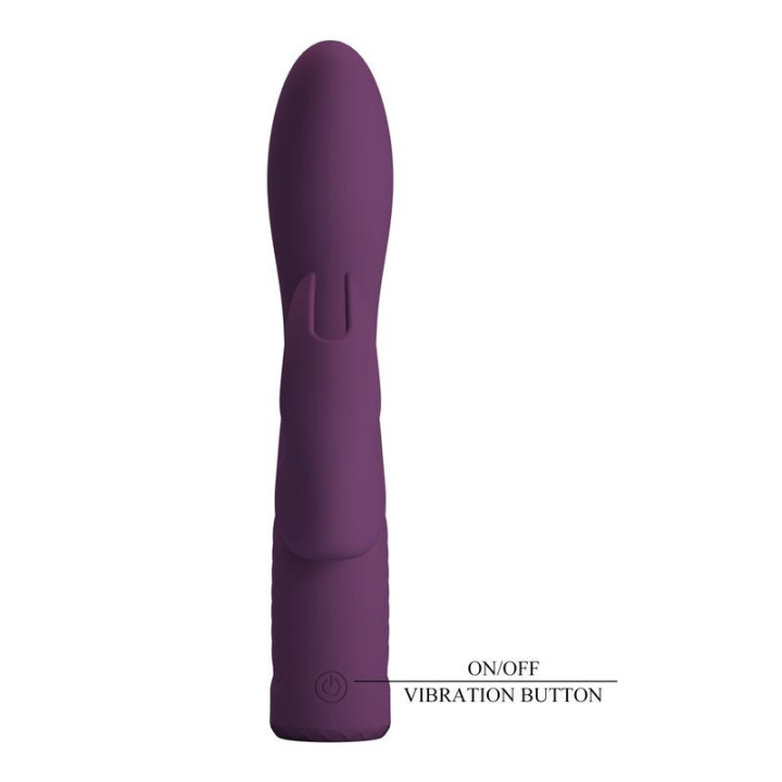 PRETTY LOVE - VIBRADOR COELHO RECARREGÁVEL OLIVIA COM 10 FUNÇÕES