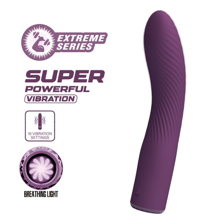 PRETTY LOVE - VIBRADOR RECARREGÁVEL KISSELL COM 10 FUNÇÕES - ROXO