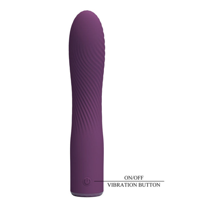 PRETTY LOVE - VIBRADOR RECARREGÁVEL KISSELL COM 10 FUNÇÕES - ROXO