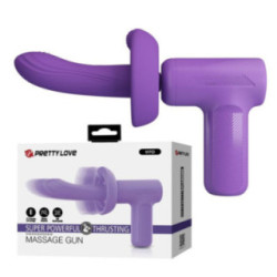 PRETTY LOVE - Pistola de Massagem com Impulso VITO 5 Modos Roxa