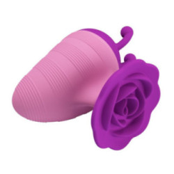 PRETTY LOVE - LITTLE BEE - ESTIMULADOR CLITORIAL RECARREGÁVEL COM 7 MODOS - ROXO-ROSA