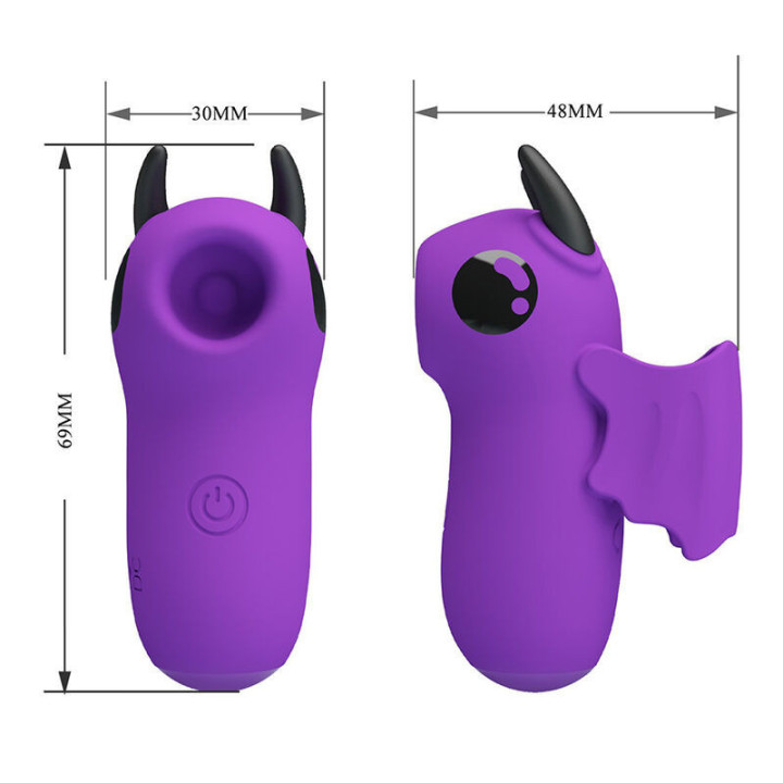 PRETTY LOVE - ESTIMULADOR DE DEDOS RECARREGÁVEL ROXO MAGIC DEVIL