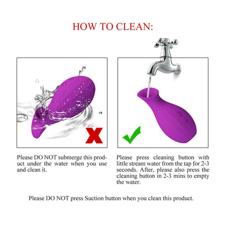 PRETTY LOVE - GARRAFA MÁGICA ESTIMULADOR CLITORIANO RECARREGÁVEL POR SUCÇÃO - ROXO