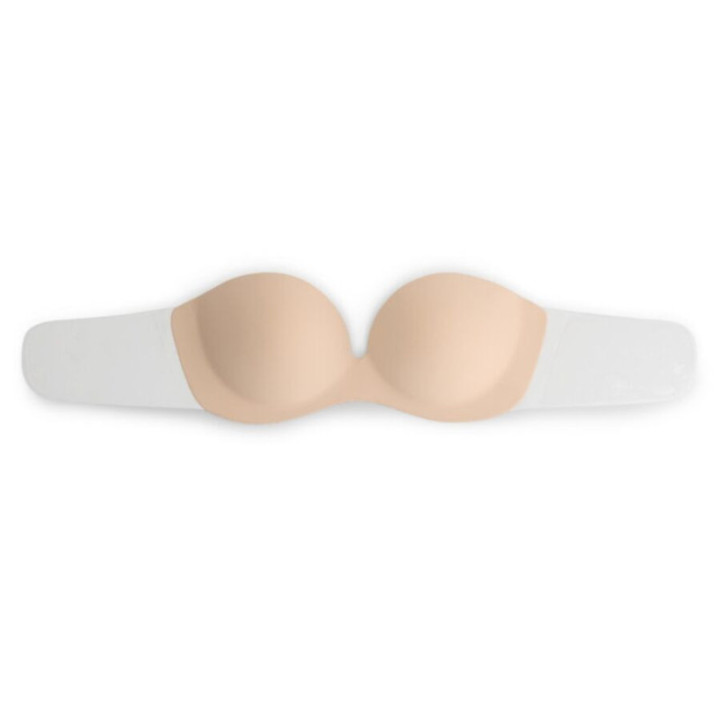 BYE-BRA - DIVA BRA SUJETADOR ADHESIVO BEIGE COPA D