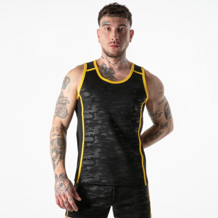 LOCKER GEAR - REGATA AMARELA COM ACESSO MILITAR COMPLETO S