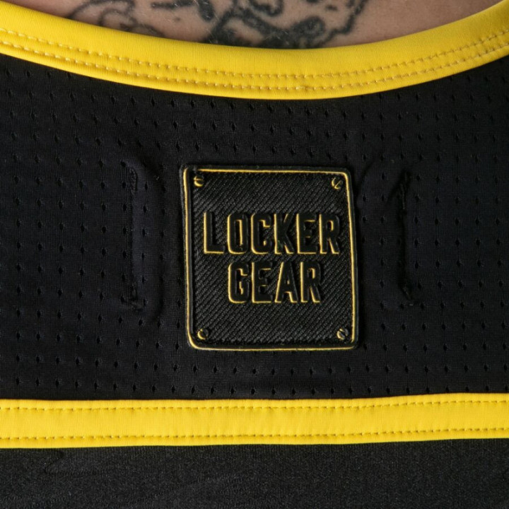 LOCKER GEAR - REGATA AMARELA COM ACESSO MILITAR COMPLETO - Tamanho G