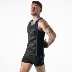 LOCKER GEAR - REGATA AZUL COM ACESSO MILITAR COMPLETO