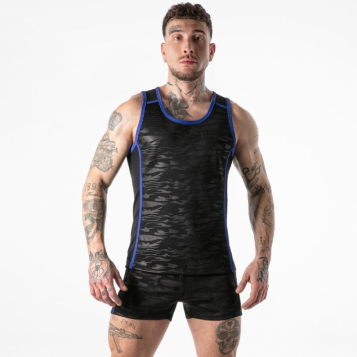 LOCKER GEAR - REGATA AZUL COM ACESSO MILITAR COMPLETO