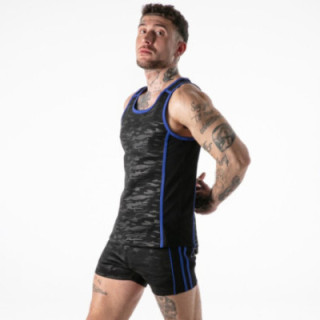 LOCKER GEAR - REGATA AZUL COM ACESSO MILITAR COMPLETO M