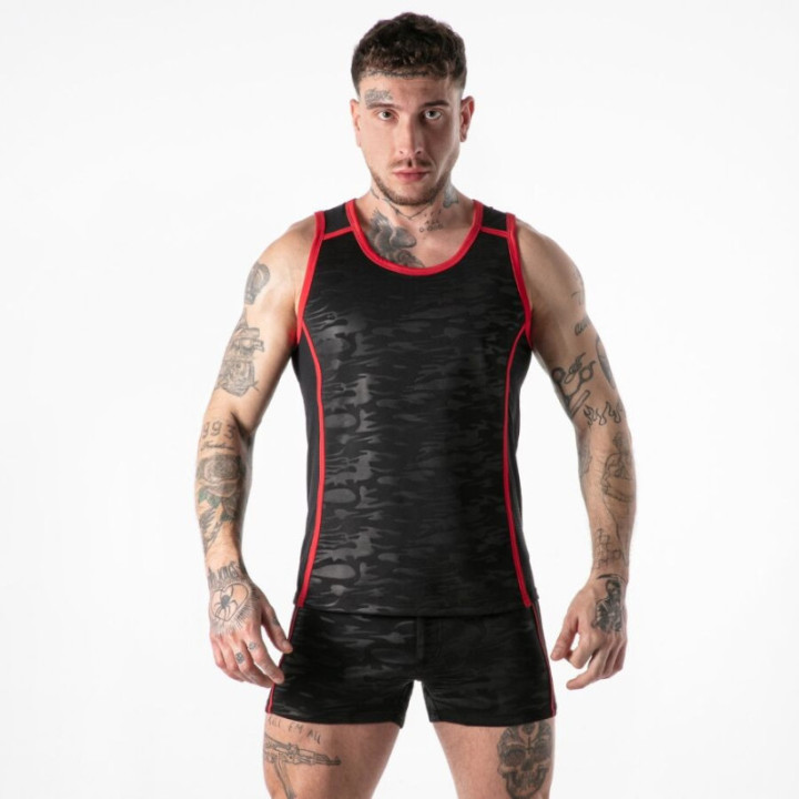 LOCKER GEAR - REGATA FULL MILITARY ACCESS VERMELHA TAMANHO XL
