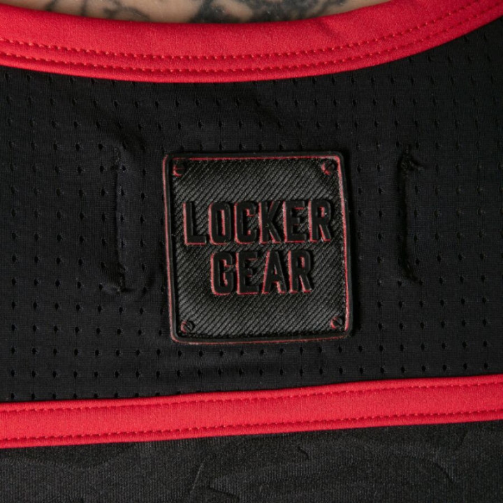 LOCKER GEAR - REGATA FULL MILITARY ACCESS VERMELHA TAMANHO XL