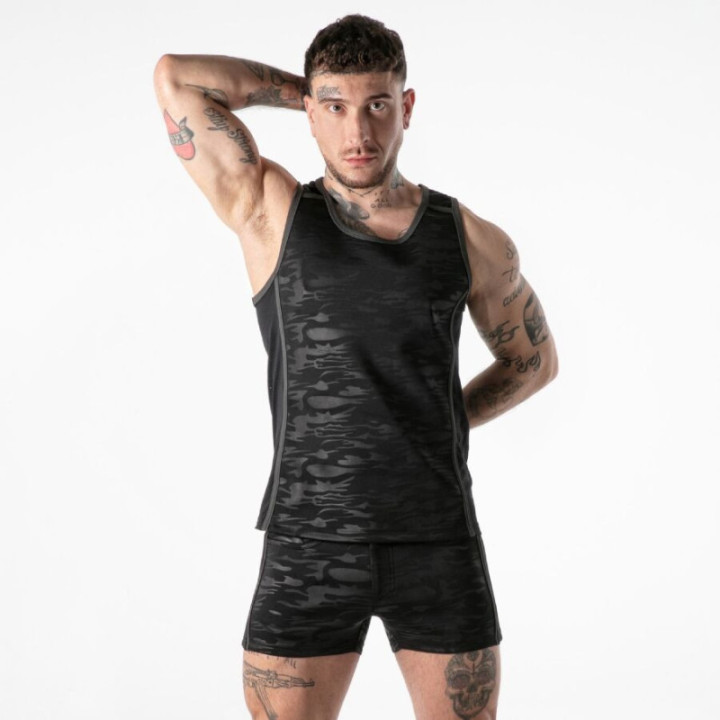 LOCKER GEAR - REGATA AZUL COM ACESSO MILITAR COMPLETO