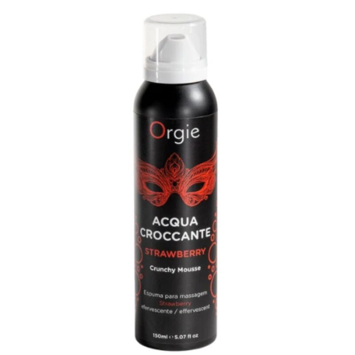 ORGIE - ACQUA CROCCANTE MOUSSE DE MASSAGEM CROCANTE DE MORANGO 150 ML