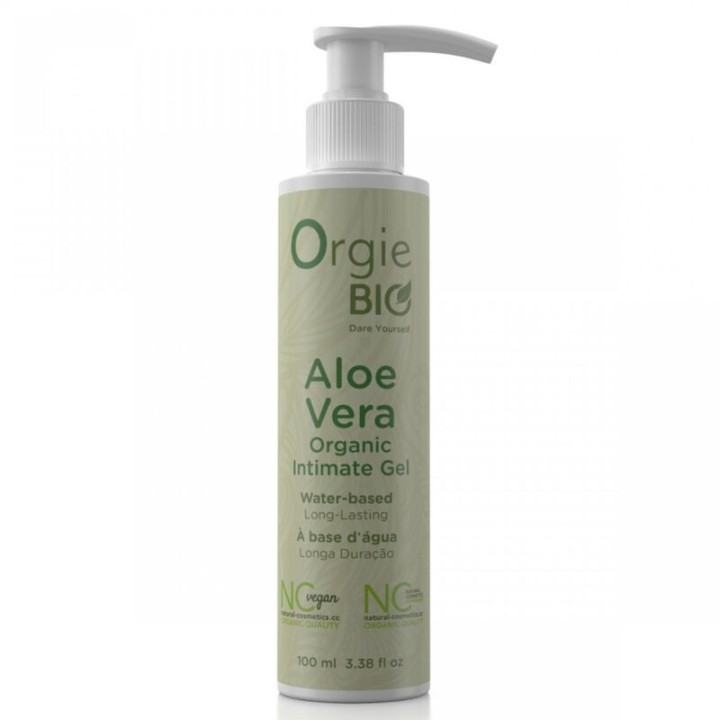 ORGIE - GEL ÍNTIMO À BASE DE ÁGUA ORGÂNICO COM ALOE VERA BIO 100 ML