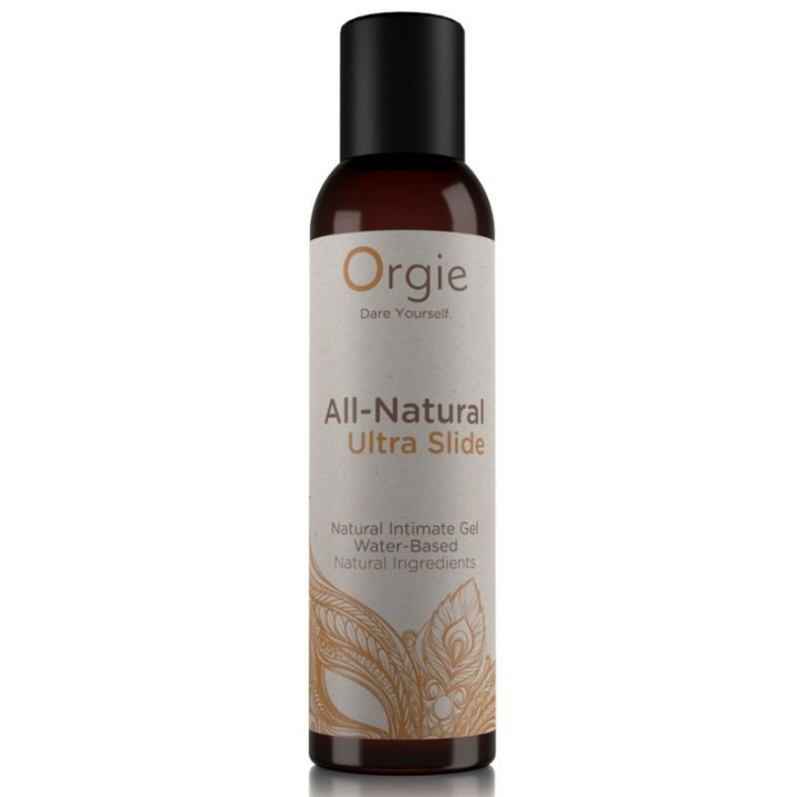 ORGIE - GEL ÍNTIMO À BASE DE ÁGUA ULTRA DESLIZANTE. TOTALMENTE NATURAL. 150 ML