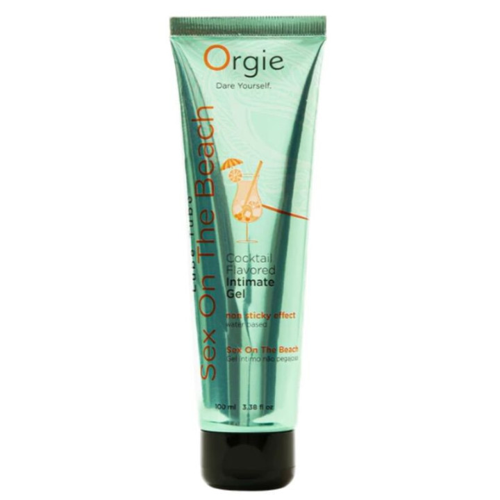 ORGIE - LUBRIFICANTE EM TUBO COQUETEL SEXO NA PRAIA BEIJÁVEL GEL ÍNTIMO À BASE DE ÁGUA 100 ML