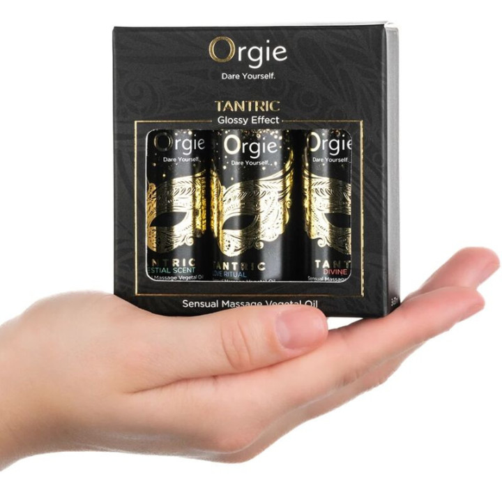 ORGIE - COLEÇÃO MINI ÓLEOS DE MASSAGEM SENSUAL TÂNTRICA 3 X 30 ML