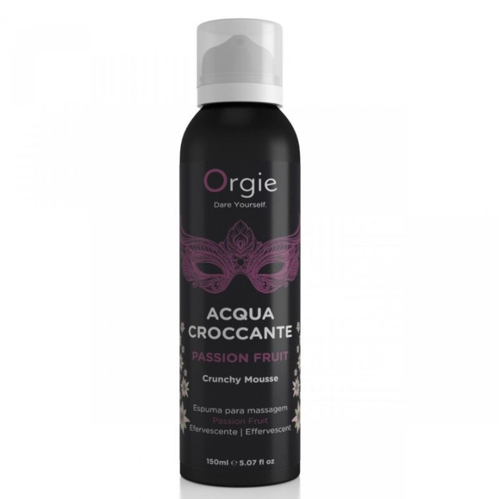 ORGIE - ACQUA CROCCANTE MOUSSE DE MASSAGEM CROCANTE DE MARACUJÁ 150 ML