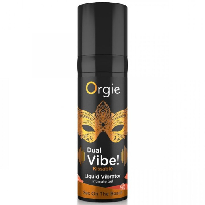 ORGIE - DUPLA VIBRAÇÃO! VIBRADOR LÍQUIDO BEIJÁVEL SEX ON THE BEACH 15 ML