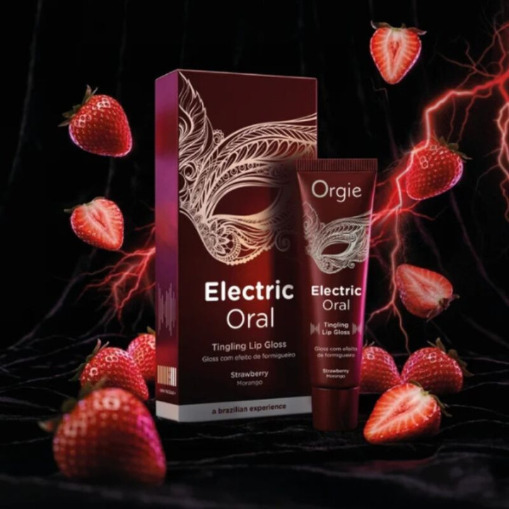 ORGIE - BRILHO LABIAL ORAL ELÉTRICO COM SENSAÇÃO DE FORMIGAMENTO 15ML