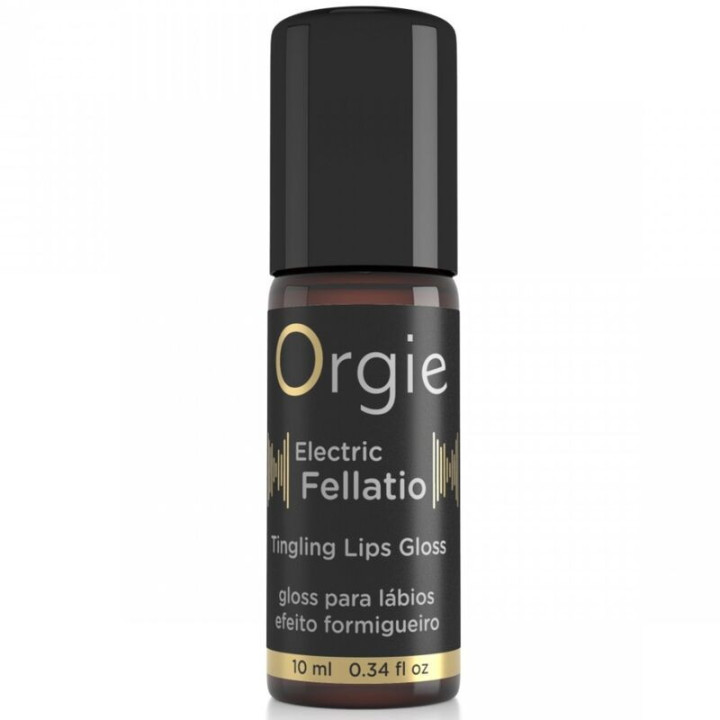 ORGIE - GLOSS LABIAL VIBRATÓRIO E FORMIGANTE PARA FELATIO ELÉTRICO 10 ML