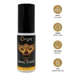 ORGIE - SPRAY PARA BOCA E GARGANTA ORAL EASE, SABOR MENTA, 50 ML
