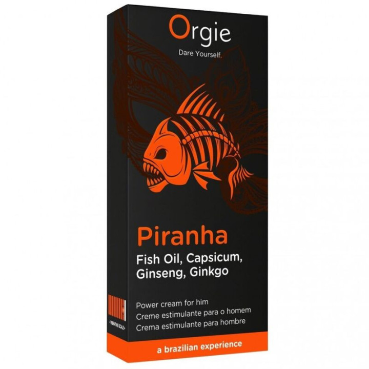 ORGIE - CREME DE PODER PIRANHA PARA ELE 15 ML