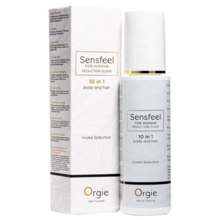 ORGIE - SENSFEEL ELIXIR DE SEDUÇÃO FEMININO 10 EM 1 PARA CORPO E CABELO 100 ML