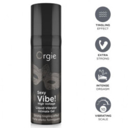 ORGIE - VIBRAÇÃO SEXY! VIBRADOR LÍQUIDO EXTRA FORTE DE ALTA VOLTAGEM 15 ML