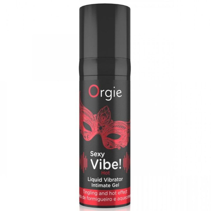 ORGIE - VIBRAÇÃO SEXY! VIBRADOR LÍQUIDO QUENTE E AQUECEDOR 15 ML