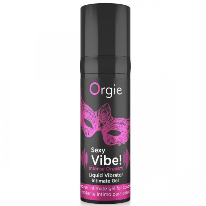 ORGIE - VIBRAÇÃO SEXY! ORGASMO INTENSO. MÚLTIPLAS SENSAÇÕES. GEL ÍNTIMO 15 ML