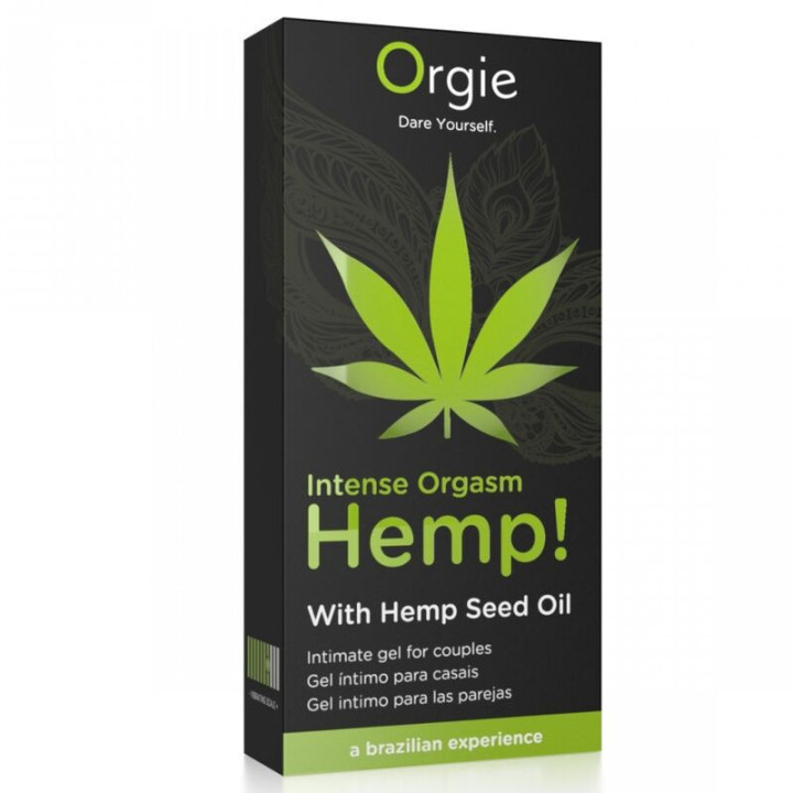ORGIE - CÂNHAMO! ORGASMO INTENSO MÚLTIPLAS SENSAÇÕES GEL ÍNTIMO 15 ML