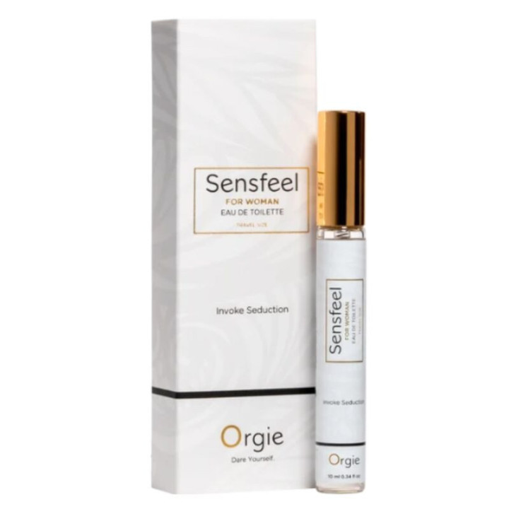ORGIE - SENSFEEL PARA MULHERES. BOOSTER DE FEROMÔNIOS. EAU DE TOILETTE. TAMANHO VIAGEM 10 ML