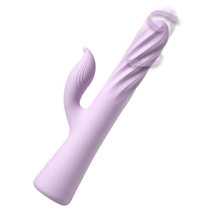 FANTASY FOR HER - VIBRADOR FANTASY TWIST TWISTMOTION COM ROTAÇÃO E EMPURRAÇÃO ROXO