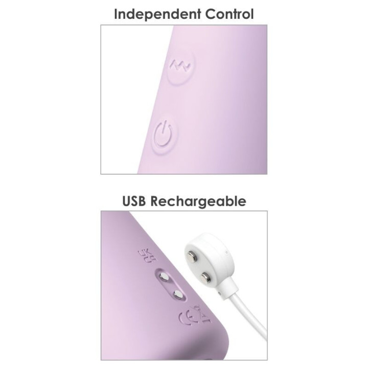 FANTASY FOR HER - VIBRADOR FANTASY TWIST TWISTMOTION COM ROTAÇÃO E EMPURRAÇÃO ROXO