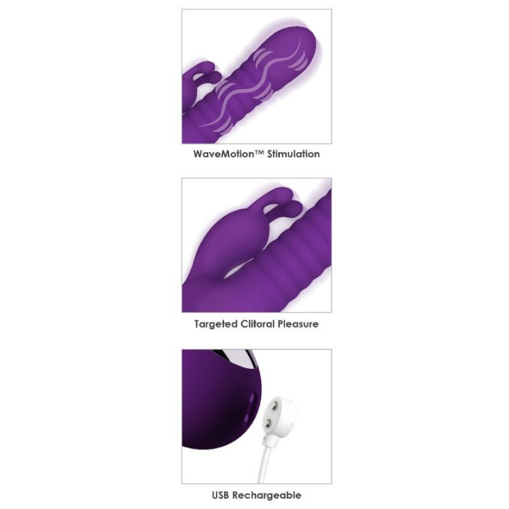 FANTASY FOR HER - FANTASY WAVE WAVEMOTION VIBRADOR RECARREGÁVEL ROXO