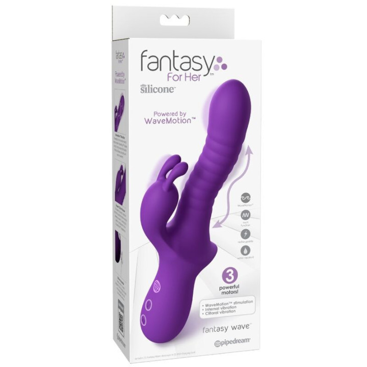 FANTASY FOR HER - FANTASY WAVE WAVEMOTION VIBRADOR RECARREGÁVEL ROXO