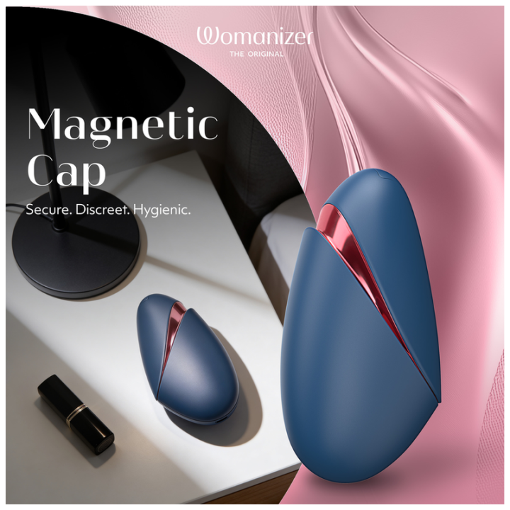 WOMANIZER - NEXT LIBERTY 3D PLEASURE AIR CLITORIAL STIMULATOR BLUE/RED